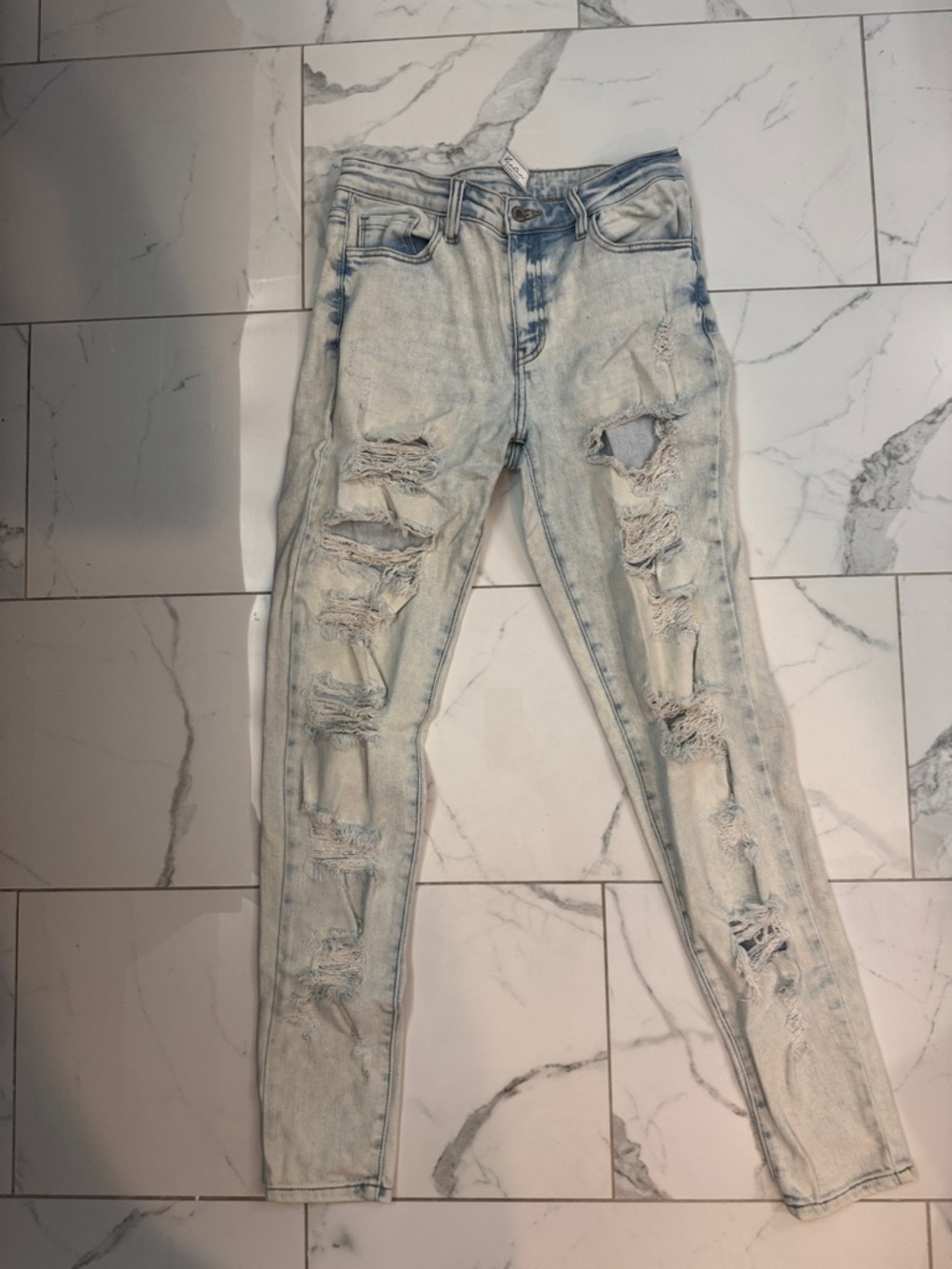 KanCan Light Blue Distressed Skinny Jeans